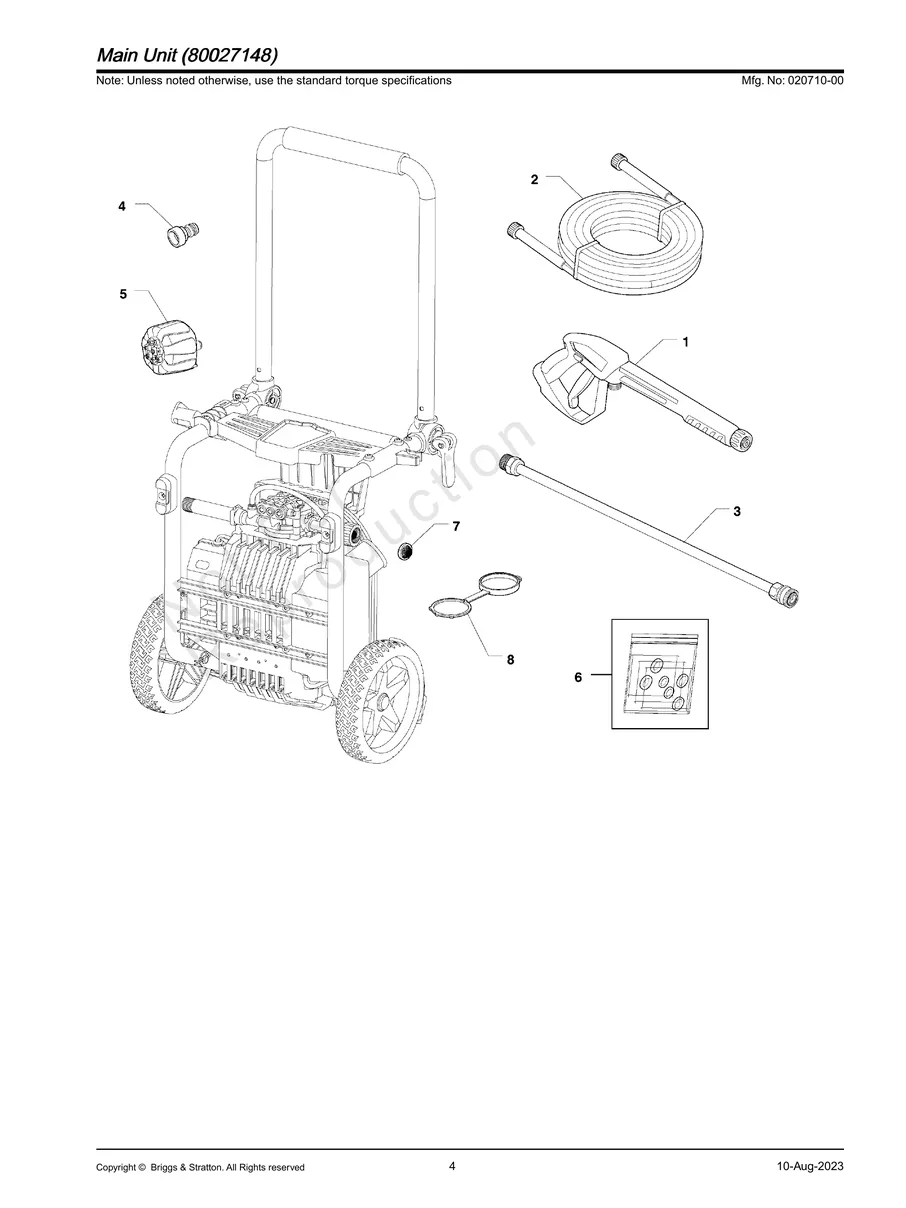 BRIGGS AND STRATTON, 020710-00, IPL.4